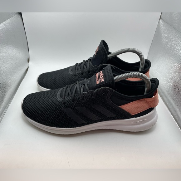 adidas Shoes - Adidas Cloudfoam women’s black pink sneakers size 7.5
